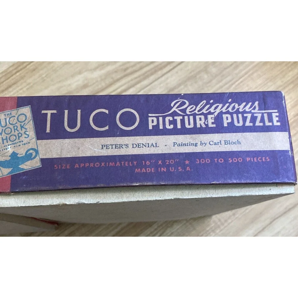 Tuco Religious Jigsaw Picture Puzzles Suffer Little Children & Peter's Denial